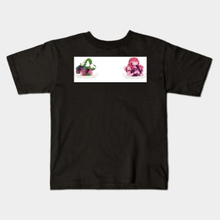 Fluffy Boy & Mean Girl Kids T-Shirt